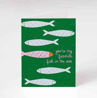 Fish In The Sea Love Greeting Card