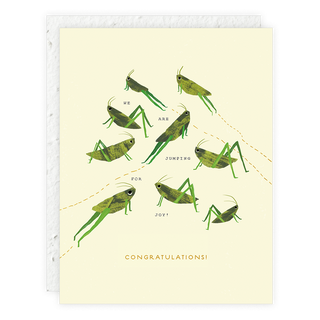 Jumping For Joy - Baby Card