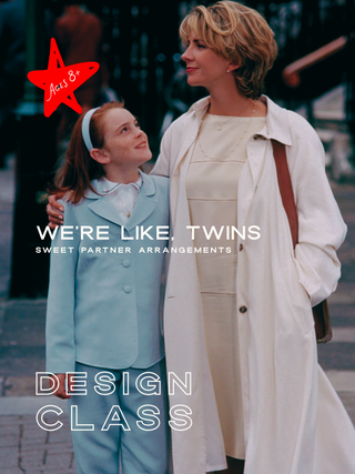 Floral Design Class (ages 8+): We're Like, Twins (Priced per pair), Feb. 21 at 10:30 AM