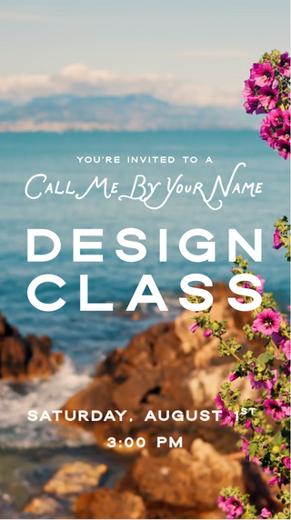 Call me by Your Name | Floral Design Class in Denver
