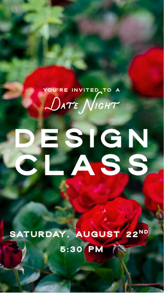 Date Night | Floral Design Class in Denver