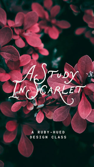 A Study in Scarlet | Red Floral Design Class in Denver - Plum Social Events & Flowers