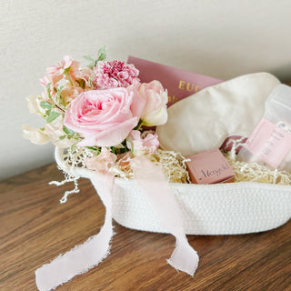 Bliss in Bloom | Customizable Spa Gift Basket - Plum Sage Flowers
