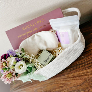 Bliss in Bloom | Customizable Spa Gift Basket - Plum Sage Flowers