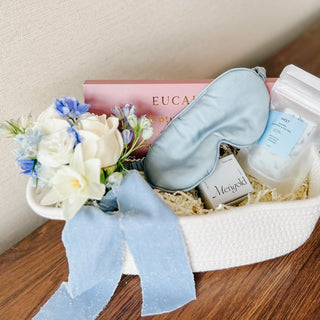 Bliss in Bloom | Customizable Spa Gift Basket - Plum Sage Flowers