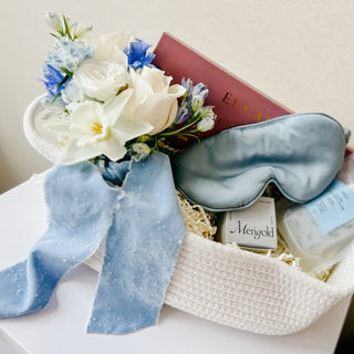 Bliss in Bloom | Customizable Spa Gift Basket - Plum Sage Flowers