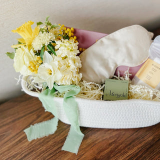 Bliss in Bloom | Customizable Spa Gift Basket - Plum Sage Flowers