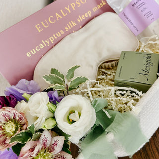 Bliss in Bloom | Customizable Spa Gift Basket - Plum Sage Flowers