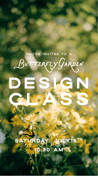 Butterfly Garden | Floral Design Class in Denver - Plum Social Events & Flowers