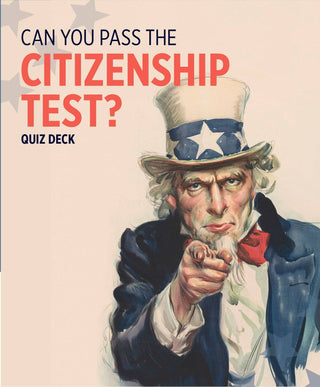 Can You Pass the Citizenship Test? Knowledge Cards - Plum Sage Flowers