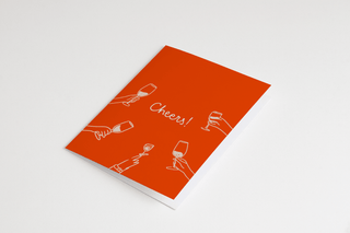 Cheers Greeting Card - Plum Social Events & Flowers