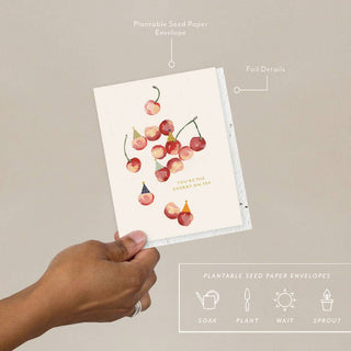 Cherry On Top - Birthday Card - Plum Social Events & Flowers