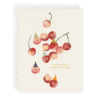 Cherry On Top - Birthday Card - Plum Social Events & Flowers