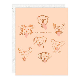 Dog Kisses - Birthday Card - Plum Social Events & Flowers