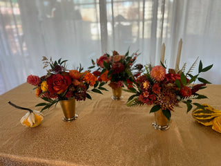 Fall Elegance | Set of 3 - Plum Sage Flowers