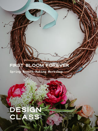 First Bloom Forever | Spring Wreath - Making in Denver | May 16 at 11:30 AM - Plum Social Events & Flowers