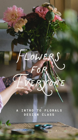 Flowers for Everyone | Beginner Flower Arranging Class in Denver - Plum Social Events & Flowers