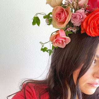 Fresh Floral Headband - Plum Sage Flowers