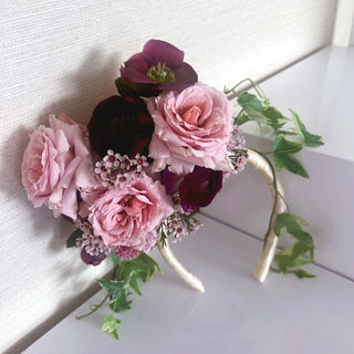Fresh Floral Headband - Plum Sage Flowers