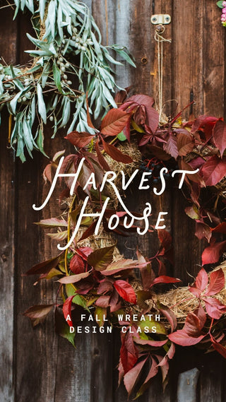 Harvest House | Wreath Making Class in Denver - Plum Social Events & Flowers