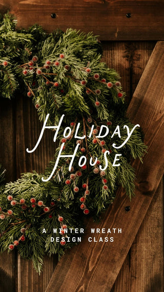 Harvest House | Wreath Making Class in Denver - Plum Social Events & Flowers