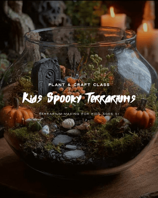 Kids' Spooky Terrariums: Saturday, October 18 | 10:30 AM - Plum Sage Flowers