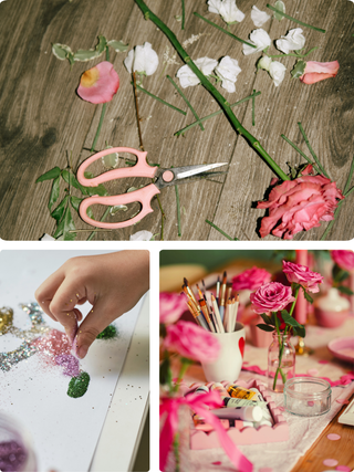 Little Buds Floral Design Class: Mommy & Me Colorful Crowns | May 9th at 12:30 PM - Plum Social Events & Flowers