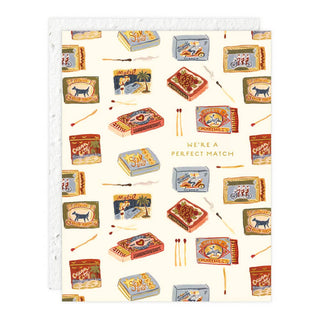 Matchbooks - Anniversary Card - Plum Social Events & Flowers