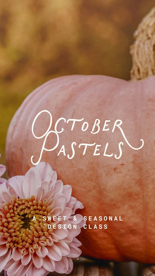 October Pastels | October Floral Design Class in Denver - Plum Social Events & Flowers