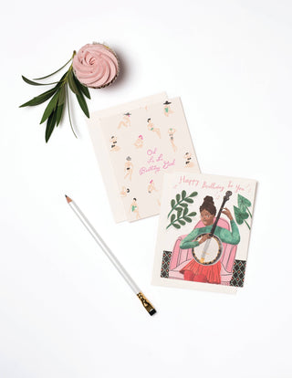Ooh La La birthday greeting card - Plum Social Events & Flowers