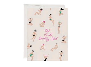 Ooh La La birthday greeting card - Plum Social Events & Flowers