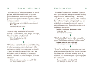 Our National Parks Quotation Book - Plum Sage Flowers