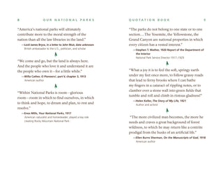 Our National Parks Quotation Book - Plum Sage Flowers