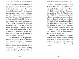 Pocket - Sized Declaration of Independence - Plum Social Events & Flowers