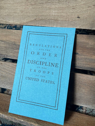 Regulations for the Order and Discipline of the Troops - Plum Sage Flowers