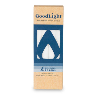 Taper Candles | 4 - Count Box - Plum Sage Flowers