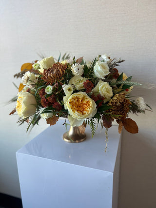 Toffee Buttercream | Compote Centerpiece - Plum Sage Flowers