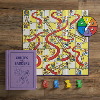 Vintage Bookshelf Game: Chutes & Ladders - Plum Social Events & Flowers