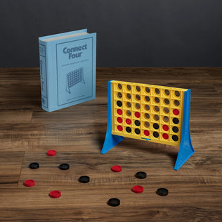 Vintage Bookshelf Game: Connect Four - Plum Social Events & Flowers