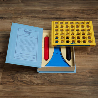 Vintage Bookshelf Game: Connect Four - Plum Social Events & Flowers