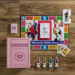Vintage Bookshelf Game: Mystery Date - Plum Social Events & Flowers
