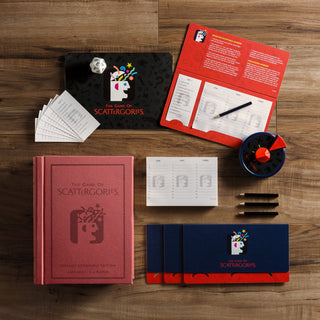 Vintage Bookshelf Game: Scattegories - Plum Social Events & Flowers