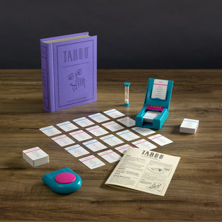 Vintage Bookshelf Game: Taboo - Plum Social Events & Flowers