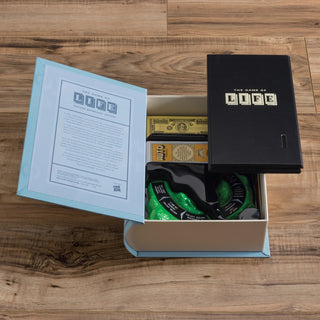 Vintage Bookshelf Game: The Game of Life - Plum Social Events & Flowers