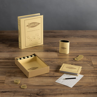 Vintage Bookshelf Game: Yahtzee - Plum Social Events & Flowers