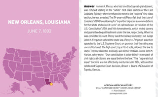 What Happened Here? African American History Knowledge Cards - Plum Sage Flowers