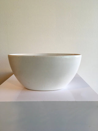 White ceramic metta boat - Plum Social Events & Flowers