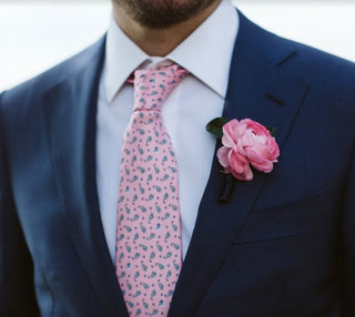 Boutonniere - Plum Sage Flowers